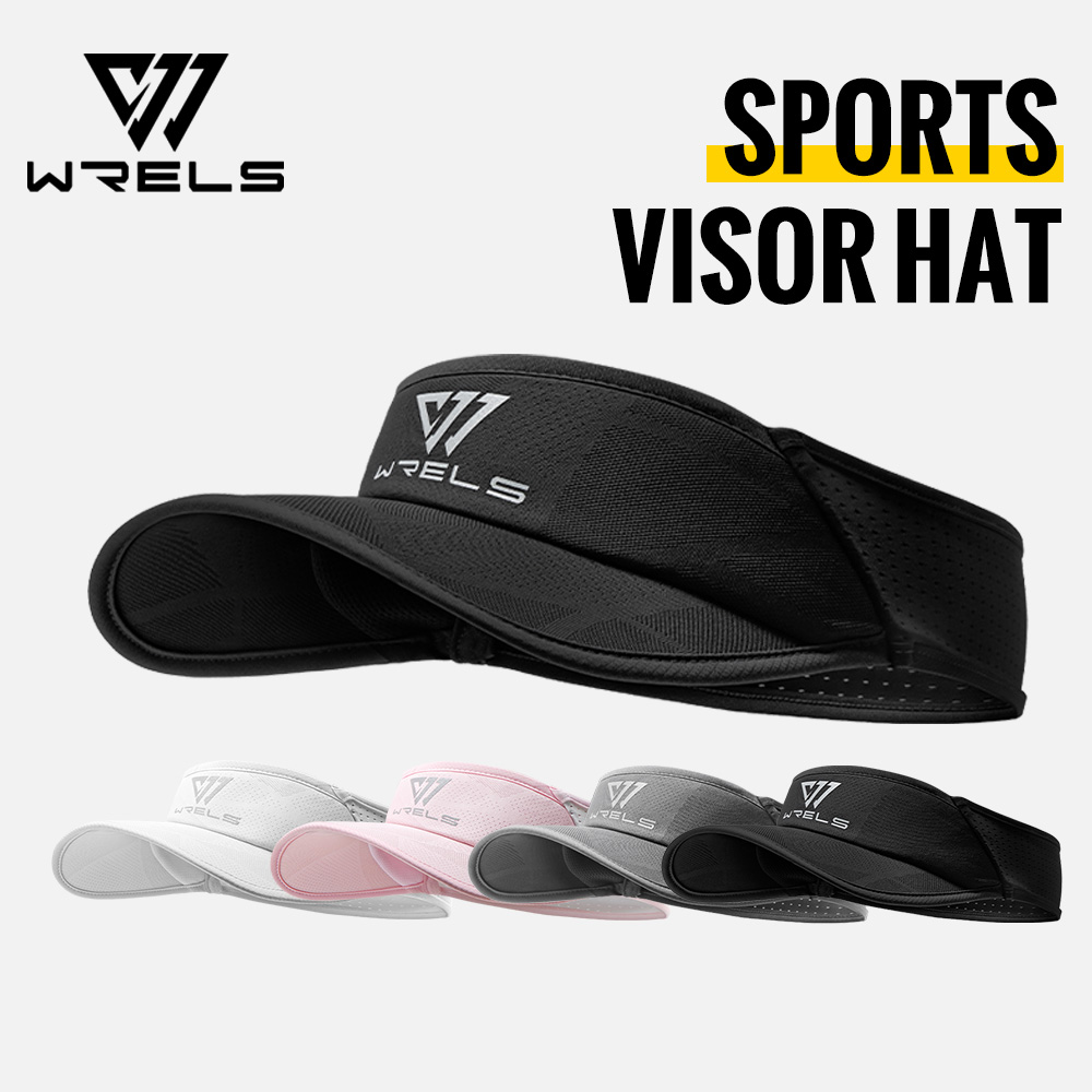 Running Cap Mesh - Cappello Estivo WRELS Senza Calotta, Visiera